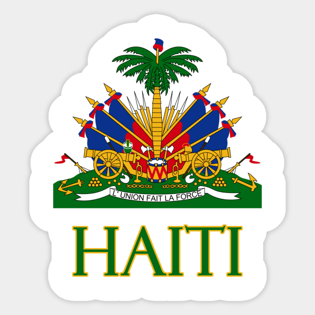 Haiti - Coat of Arms Design Sticker by Naves